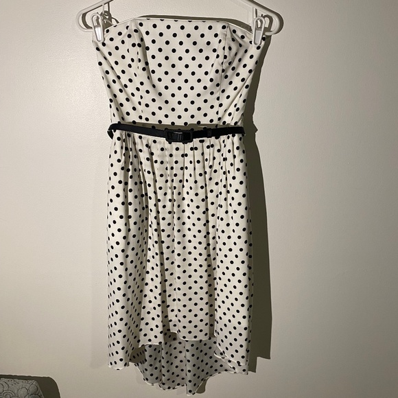 Polka Dot belted Cocktail Dress - Picture 1 of 2